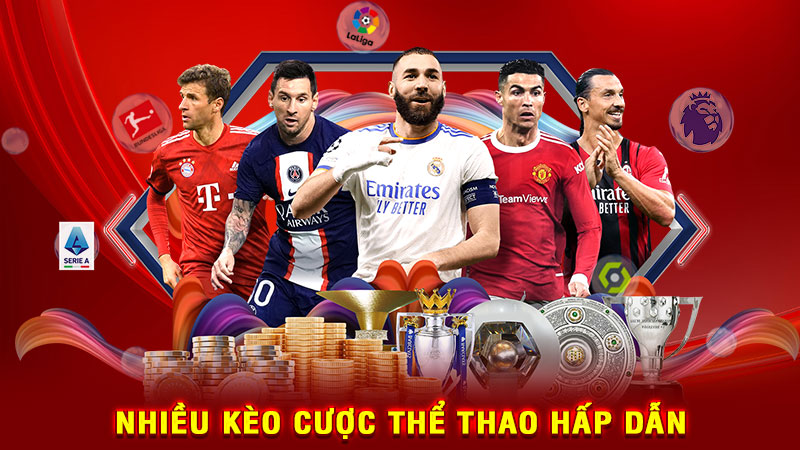 nhiều kèo cược thể thao hấp dẫn